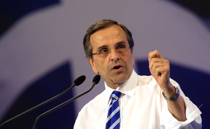 Greek Prime Minister Antonis Samaras and New Democracy`s President at the  party`s 9th Congress, in Athens on June 28, 2013  / Ο Πρωθυπουργός Αντώνης Σαμαράς στο 9ο Τακτικό Συνέδριο της Νέας Δημοκρατίας