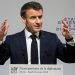 French President Emmanuel Macron delivers his speech during the National Roundtable on Diplomacy at the foreign ministry in Paris, Thursday, March 16, 2023. Michel Euler/Pool via REUTERS