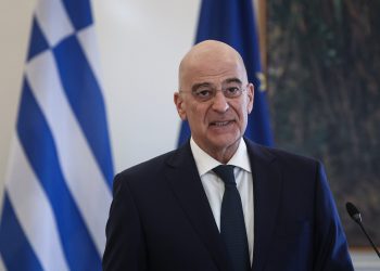 Συνάντηση του υπουργού Εξωτερικών, Νίκου Δένδια, με τον υπουργό Εξωτερικών της Κυπριακής Δημοκρατίας Κωνσταντίνο Κόμπο, Πέμπτη 9 Μαρτίου 2023.
(ΒΑΣΙΛΗΣ ΡΕΜΠΑΠΗΣ/EUROKINISSI)